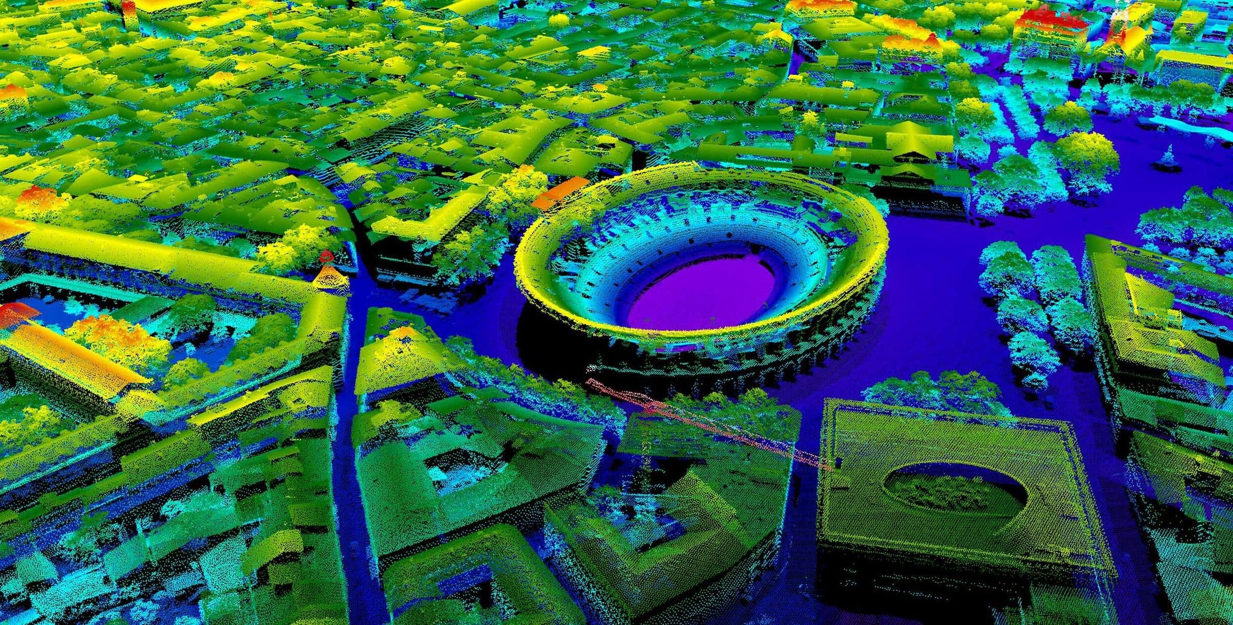 Stade Général Mathieu Kérékou (GMK) à Cotonou — capture aérienne OHM WORKS